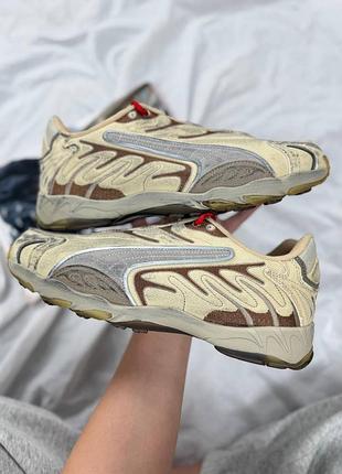 👟 puma x a$ap rocky inhale distressed beige grey