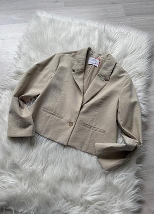 Укороченный пиджак zara