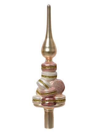 Верхушка для елки macarons, 8*29 см, nd-17.0231 nai