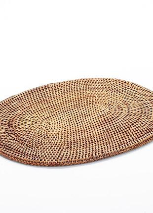Плейсмат сервировочный плетеный изо ротанга, 40*30 см, nd-21885 nai