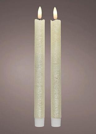 Свічка silver led, 2 шт, 2*24,5 см, nd-48.5879 nai