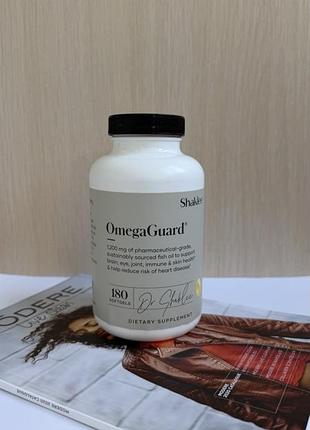 Чистые, натуральные омега-3 жирные кислоты - omegaguardshaklee 180 капсул