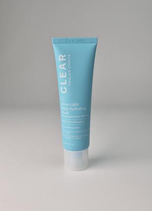 Spf сонцезахист від paula's choice ultra-light daily hydrating fluid spf 30