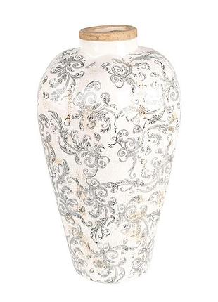 Декоративная керамическая ваза в винтажном стиле pastel grey, 24*40 см, nd-6ce1934l nai
