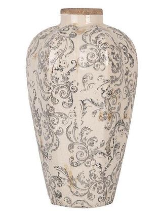 Декоративная керамическая ваза в винтажном стиле pastel grey, 21*35 см, nd-6ce1934m nai