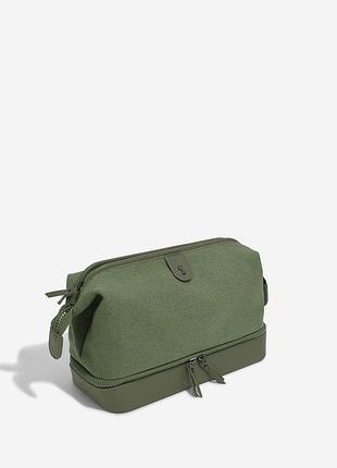 Косметичка дорожная stackers green canvas, 13*18,5*28 см, nd-76403 nai