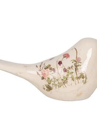 Керамическая фигурка птичка summer flowers, 25*10*13 см, nd-6ce1953l nai