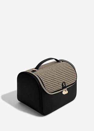 Дорожня косметичка stackers black raffia, 27*19*22 см, nd-76912 nai