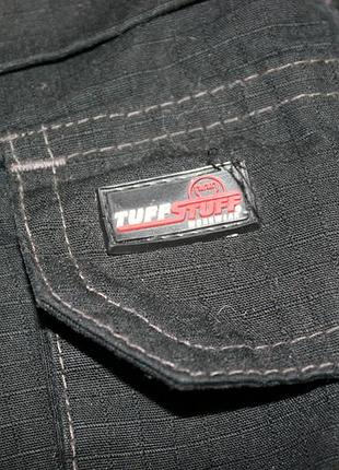 Рабочие шорты tuffstuff workwear ripstop style 822 черные 4