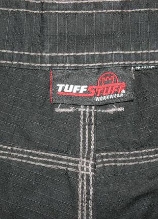 Рабочие шорты tuffstuff workwear ripstop style 822 черные 5