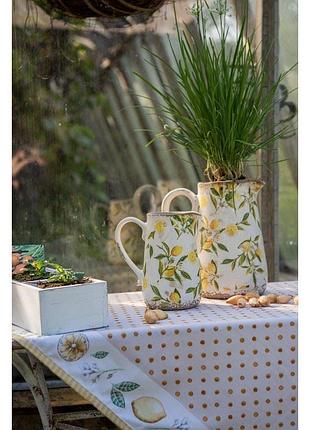 Декоративный керамический кувшин в винтажном стиле yellow lemons, 16*11*18 см, nd-6ce1530m nai