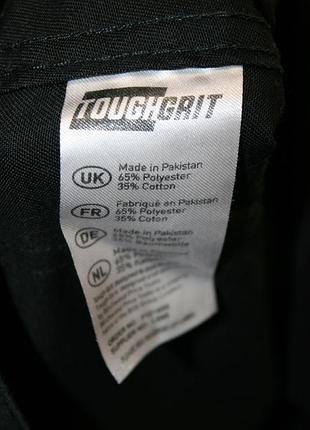 Рабочие шорты tuffstuff workwear ripstop style 822 черные 7