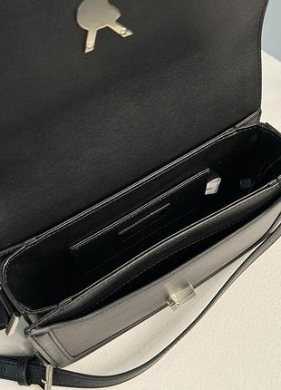Сумка saint solferino large laurent black/silver 3