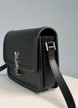 Сумка saint solferino large laurent black/silver 5