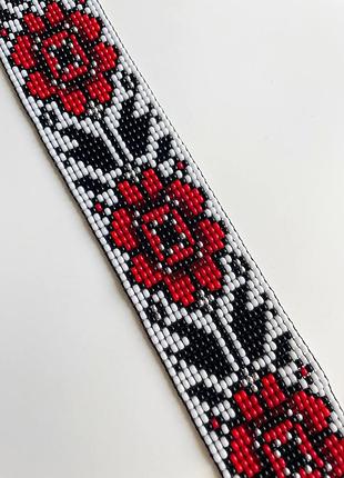 Гердан угловой этно из бисера 2