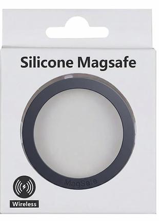 Металеве кільце silicone magsafe midnight blue 2