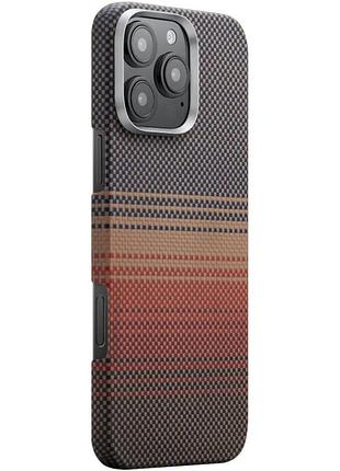 Чехол pc carbon protection slim with magsafe для apple iphone 16 pro (6.3")