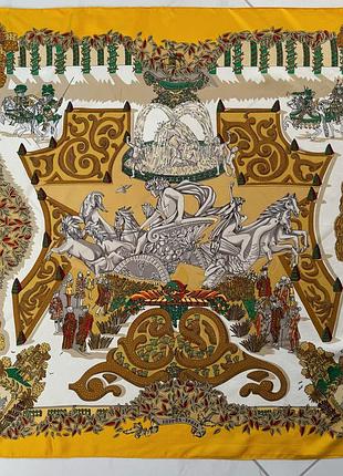 Шовковий платок hermes  le paradis du roy оригінал
