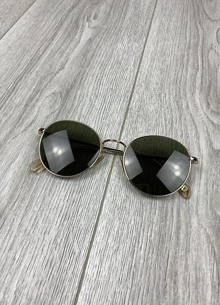 Bloobloom gold-rimmed sunglasses unisex glasses окуляри