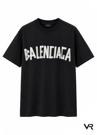 Футболка balenciaga oversize black premium