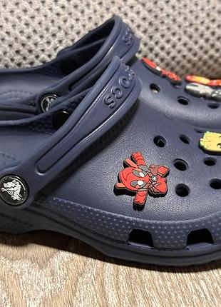 Оригінальні crocs с12 синього кольору крокс для хлопчика 29 розмір