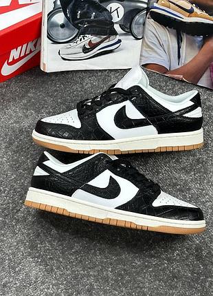 ✔️ nike sb dunk black croc