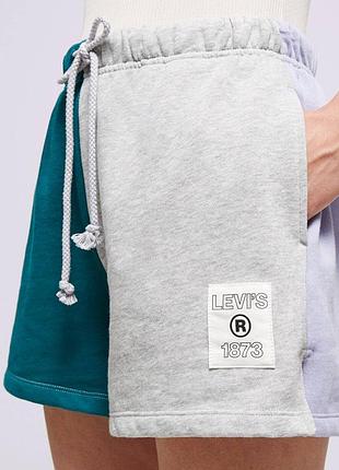 Levi's шорты женские standard fit, флис размер xs-s a50070003