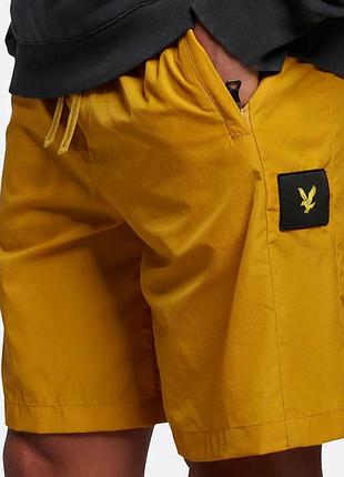 Мужские нейлоновые шорты lyle & scott casuals nylon walk shorts arrowwood (размер l)