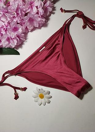Новый с шиммером низ купальника плавки на завязках primark, eur 34/36