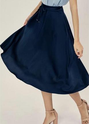 Атласна спідниця zara