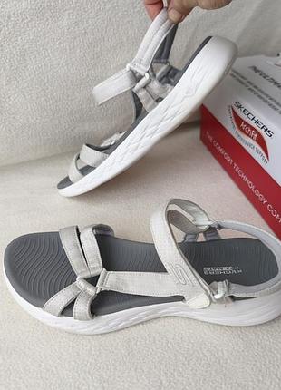 Босоножки сандалии skechers go walk flex sandal sublime р. 39 стелька 26 см