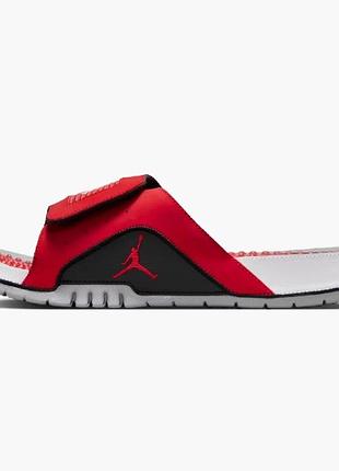 Тапочки чоловічі air jordan hydro 4 retro red 532225-600