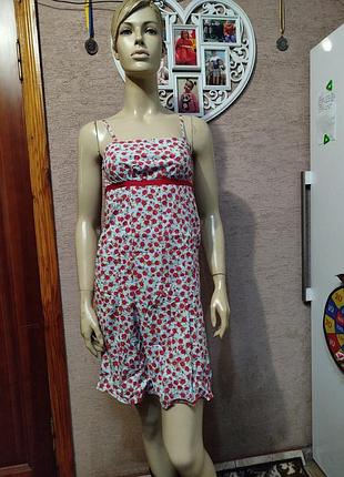 Літній бавовняний сарафан miss selfridg xs-s 8070 т