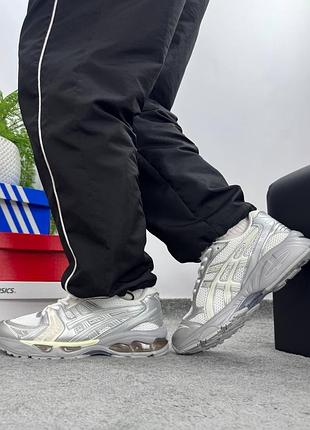 👕 asics gel kayano 14 white silver 8