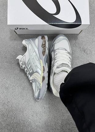 👕 asics gel kayano 14 white silver 9