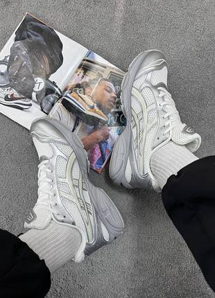 👕 asics gel kayano 14 white silver 6