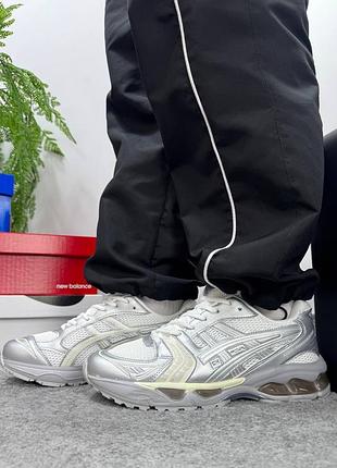 👕 asics gel kayano 14 white silver 7