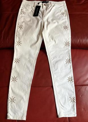 Білі джинси з декором marciano, р.30