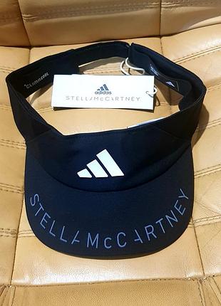 Козырёк adidas by stella mccartney, чёрный