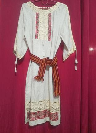 Платье вышиванка,m,l