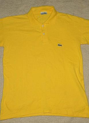 Колекційне вінтажне поло chemise lacoste made in 54 бавовняне піке