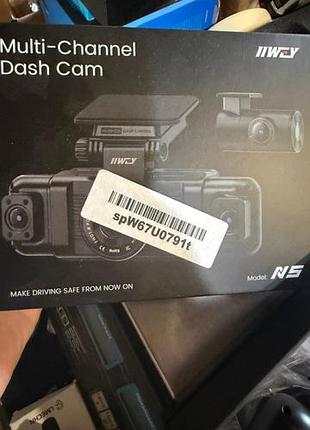Профессиональный 3-канальный видеорегистратор iiwey n5 multi-channel dash cam из сша