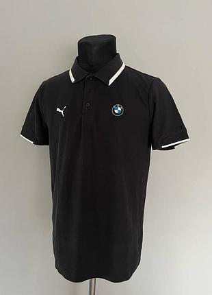 Футболка мужская puma bmw mms polo черная s