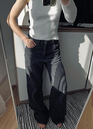 Широкі джинси палаццо wide leg h&m