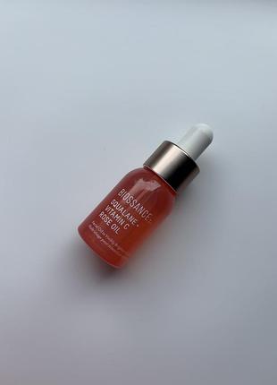 Олійка для обличчя biossance vitamin c rose brightening and firming face oil + squalane