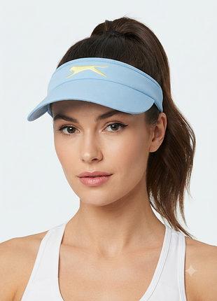 Голубая теннисная кепка, козырёк slazenger