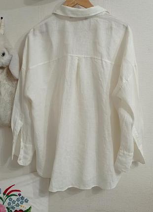Блуза. льон. zara. 2