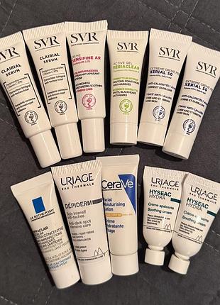 Пробники тестери la roche posay carave skinormil vichy babe svr