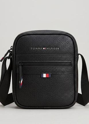 Сумка tommy hilfiger чорна через плече, нова