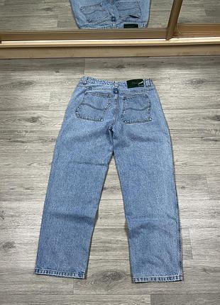 Широкие джинсы багги dime baggy denim pants washed blue, размер m